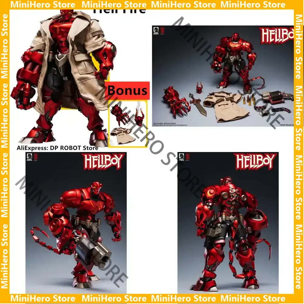 

In Stock Original Hellboy ZDMX-DYNJ CD-FA-02 Hell Fire Alloy Action Figure 1/6 Scale Collectible Toy