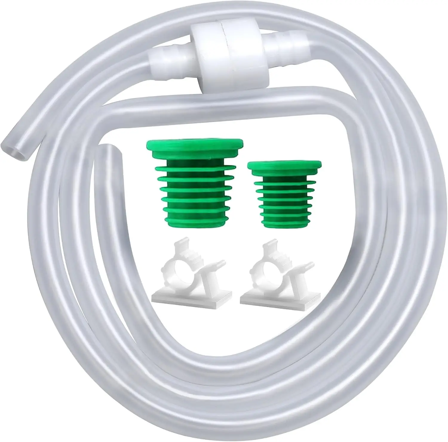 

47" Under Counter Soap Dispenser Extension Tube Kit with Check Valve, Fit Most Containers, No More Refills