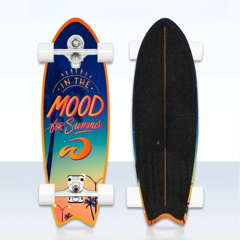 

Land Surfboard Skateboard Beginner Professional Land Surfboard Children Adult Scooter Slide Boys and Girls