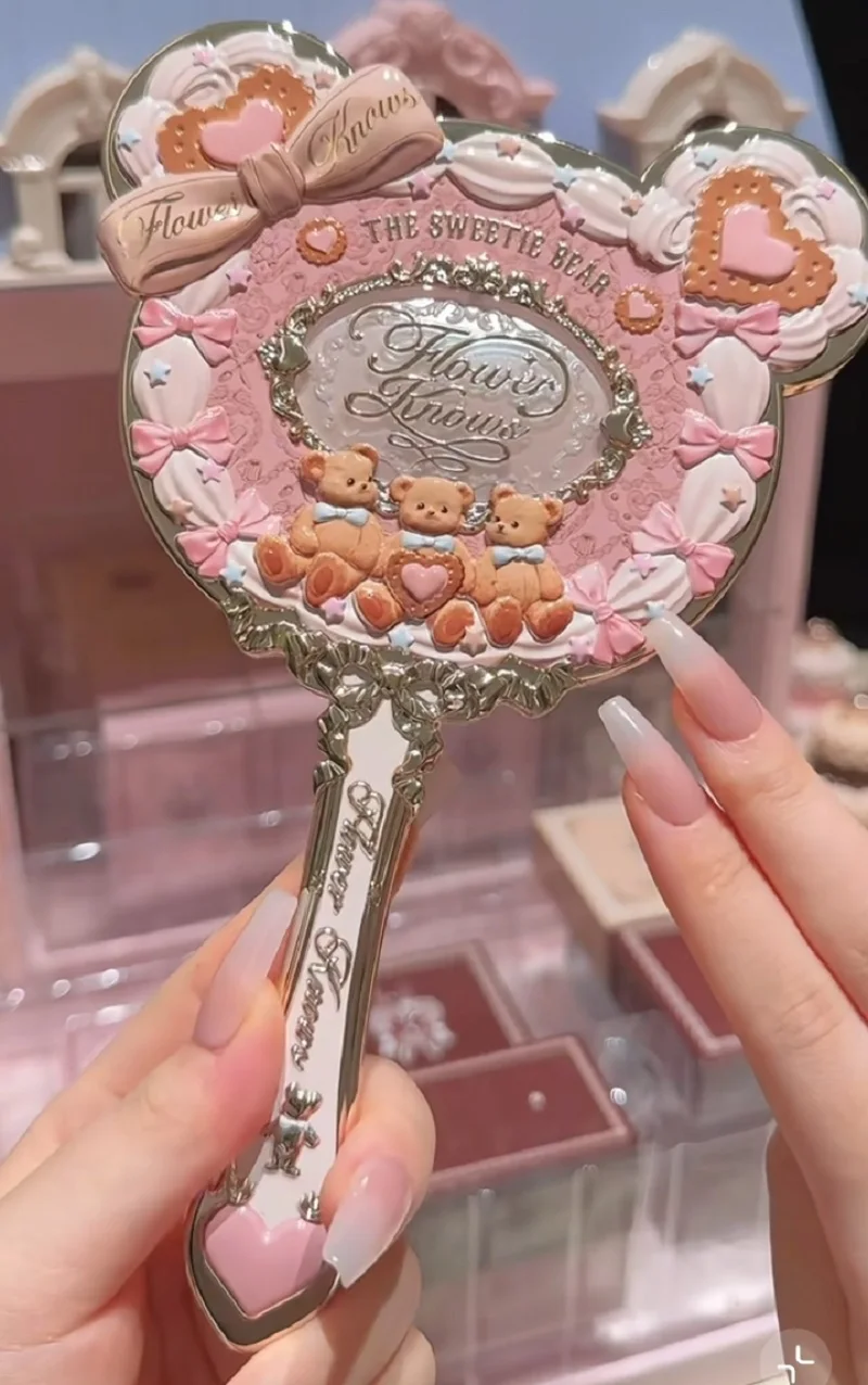 Flower Knows The Sweete Bear Serise Handspiegel