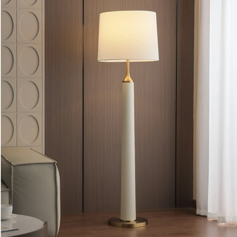 Nordic Simplicity Style Villa Living Room Sofasides Floor Lamp Atmosphere Light Luxury Art Textile Designe LED Lighting Fixtures