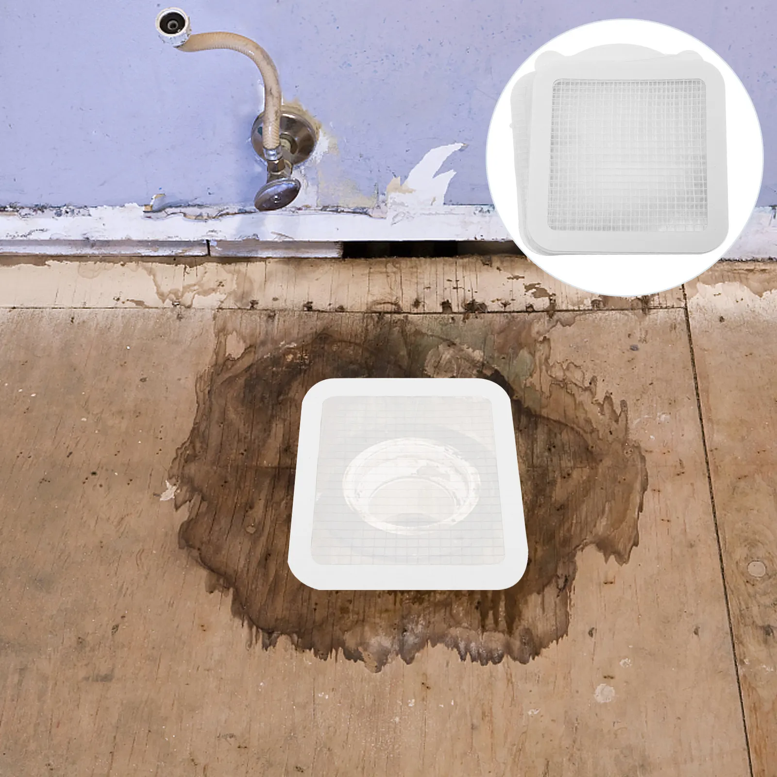 

20 шт. наклеек-фильтров для слива в полу, для улавливания волос, для кухни, ванной, прачечной, предотвращающие засоры, с декоративным дизайном