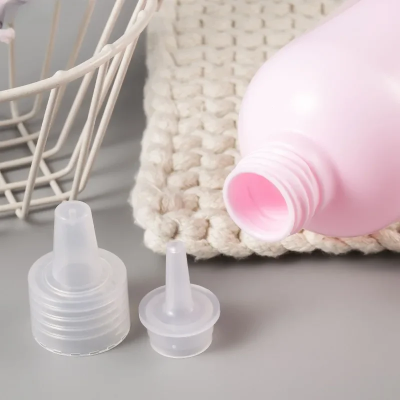 2pcs Needle-nosed Emulsion Facial Cleanser Bottled Separately Plastic Extrusion Travel Nail Remover Hose Portable Seal Bottle