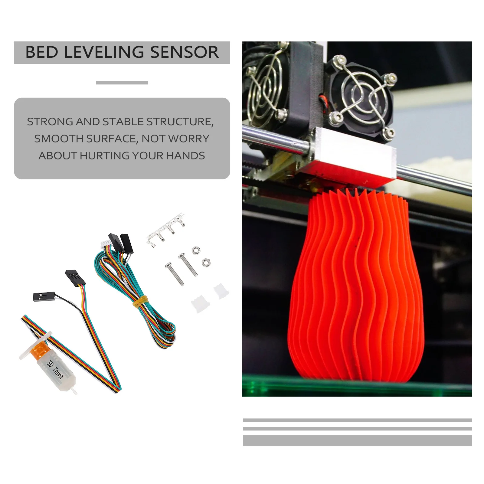 

1Set Auto Bed Leveling Sensor for 3D Printers with Precise Tilt Measurement Strong Stable Structure Smooth