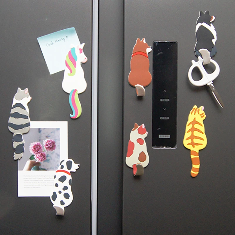 Unicorn Magnetic Hook,Specially design with magnetic can used in bathroom、kitchen、 office bedside etc. Fridge magnet function.