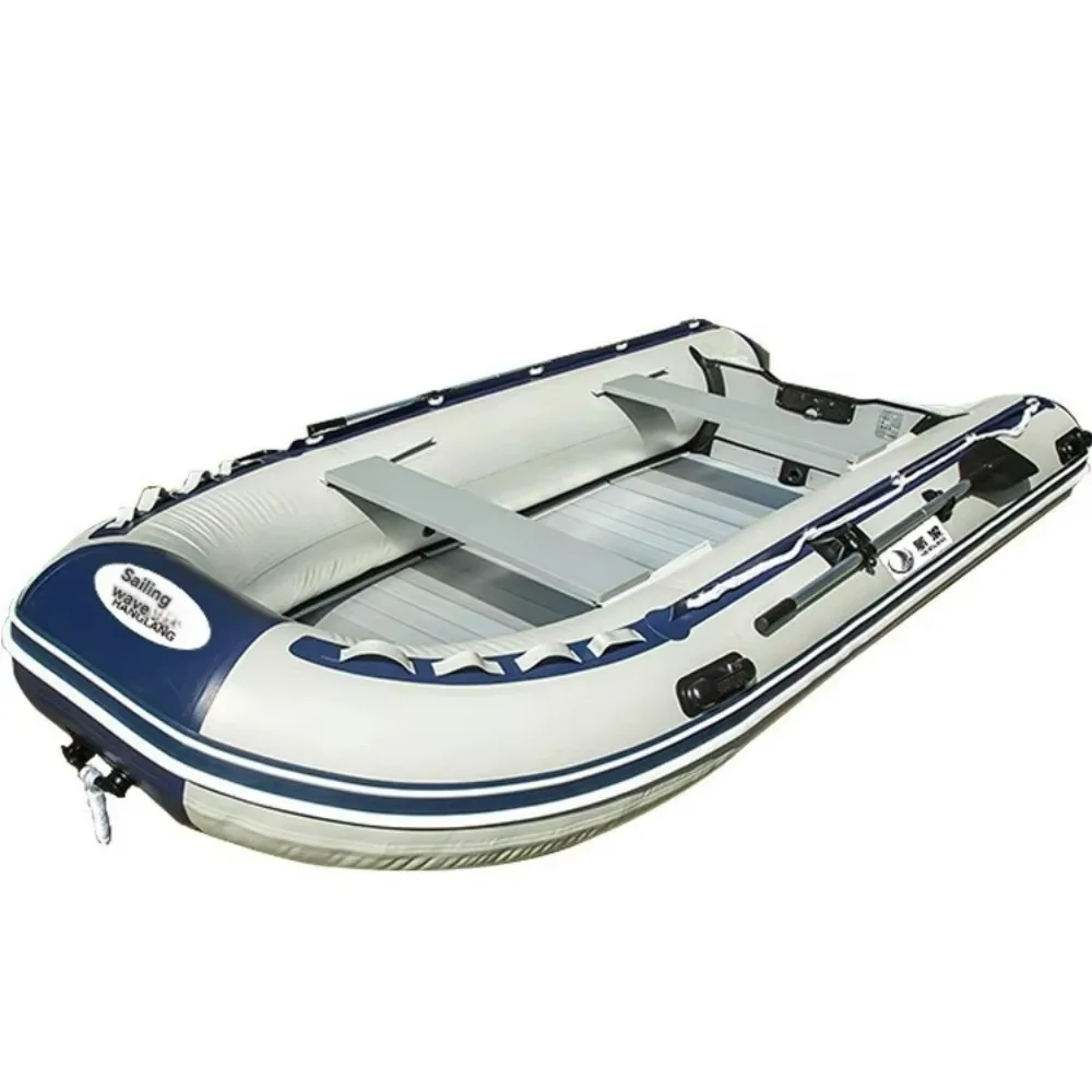 قارب هجومي سميك جديد قابل للنفخ لقارب مطاطي للتحكم في الفيضانات مع ميزات قارب نجاة عالية الوضوح #1