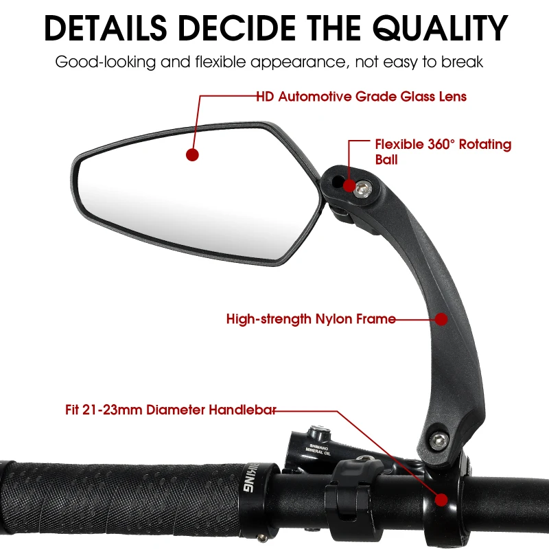 Thumbnail 4 - #10 Latest Bicycle Mirrors Offers