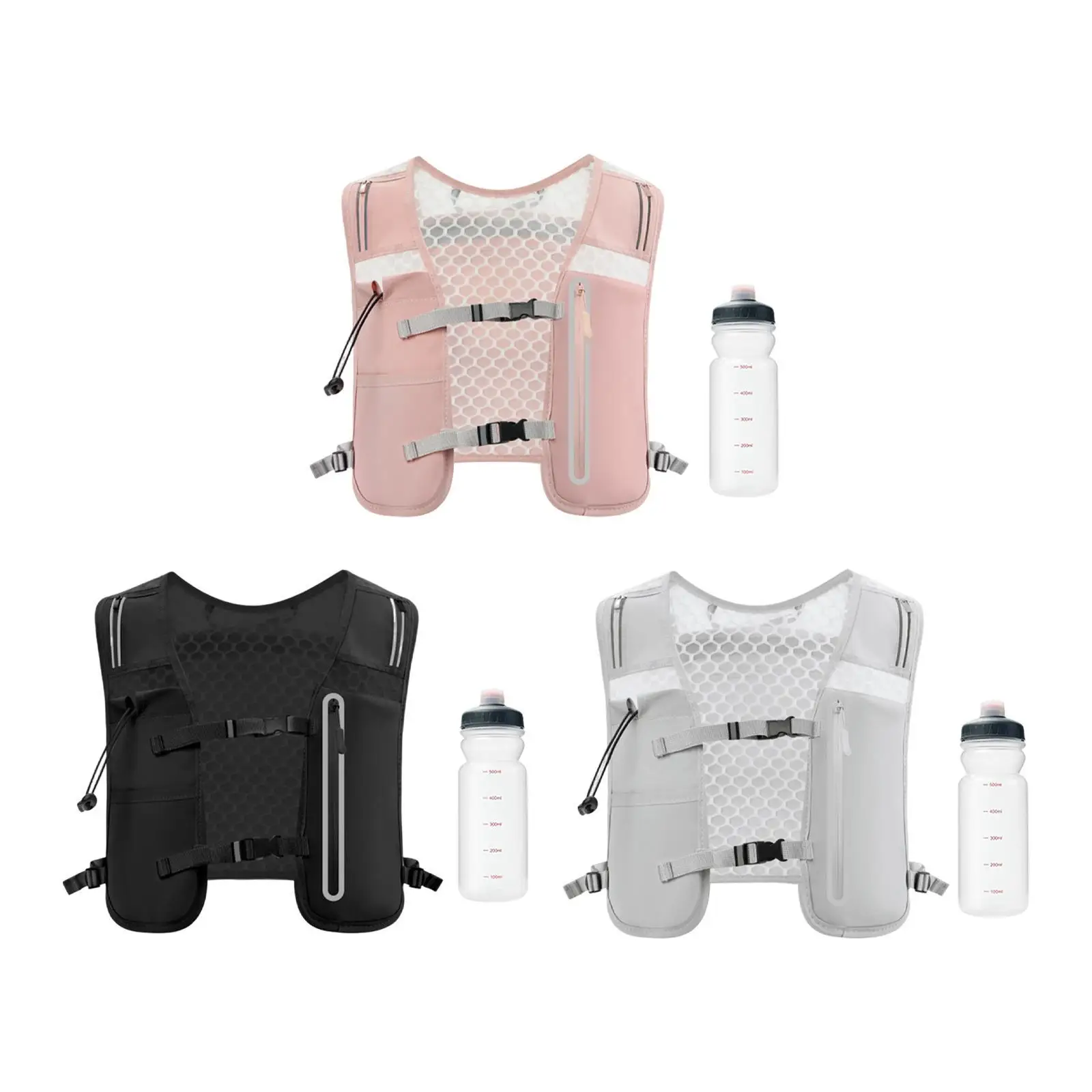 

Vest, Running Backpack, Bottle Holder, Water Pack for Camping And Hiking