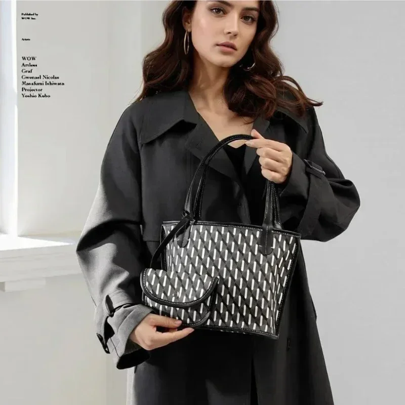 Chic Designer Leather Handbag For Women Multi-Functional Crossbody Bag Convertible Shoulder Tote Purse