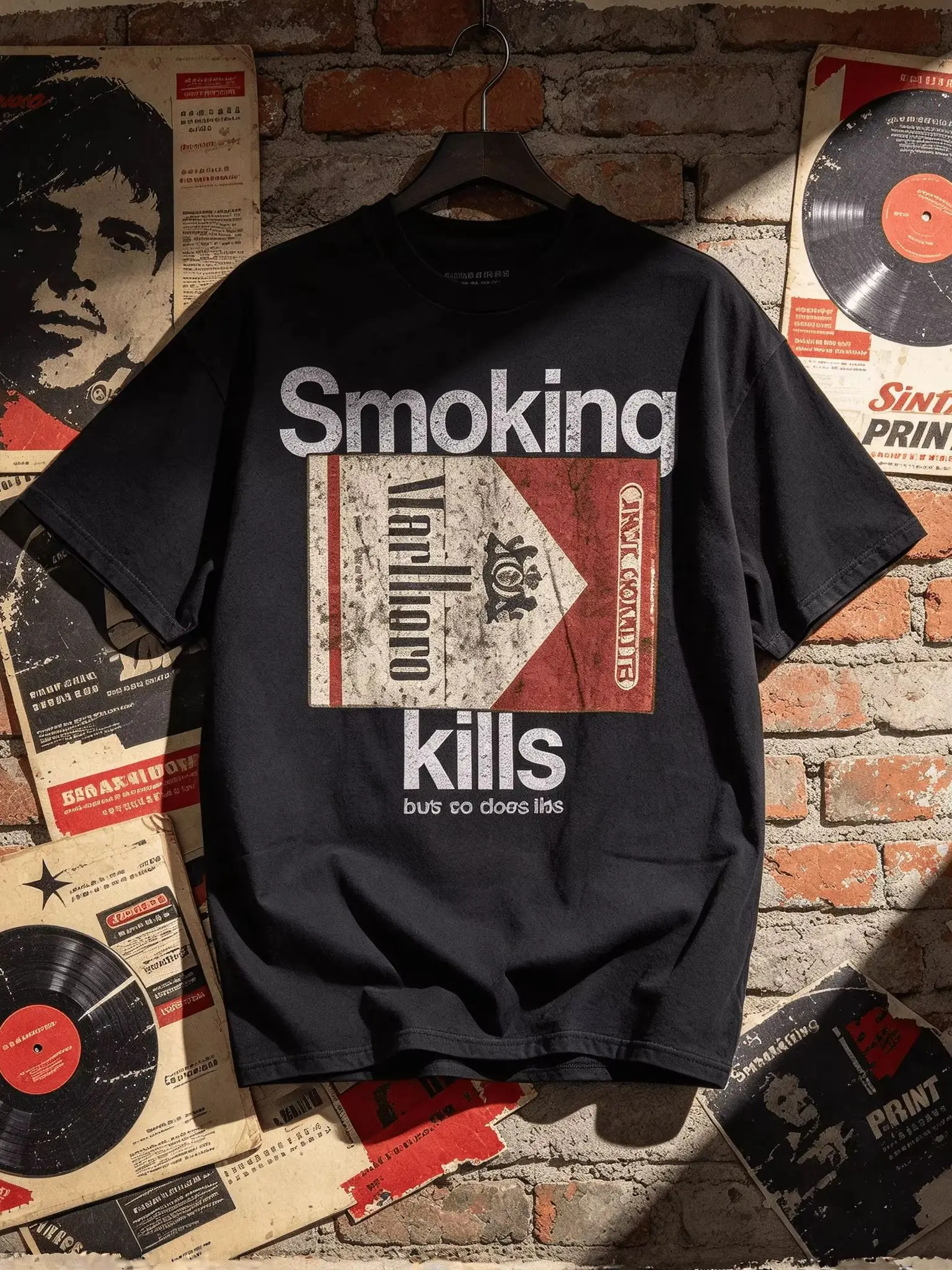 Retro Smoking Kills - But So Does Life Unisex T-Shirt
