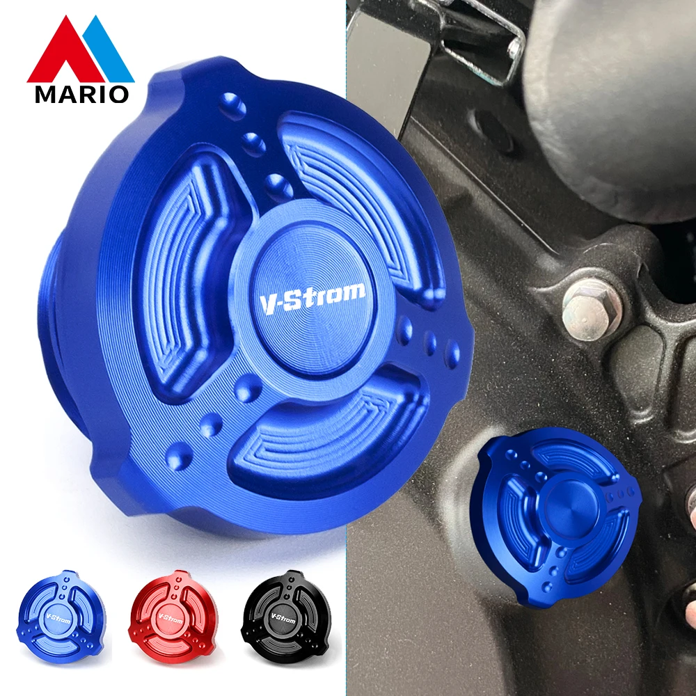 

M20X1.5 Engine Oil Filler Plug Cap Cover Motorcycle Accessories For SUZUKI V-STROM 250 650 1000 V SROM 250 VSRTOM 650 VSTROM1000