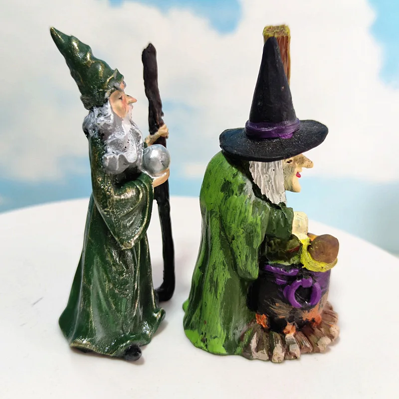 Change Wizard WITCH & WIZARD Cure My Sorcerer Psychological Sand Table Accessories Resin Crafts Toys Action Figures Decorations