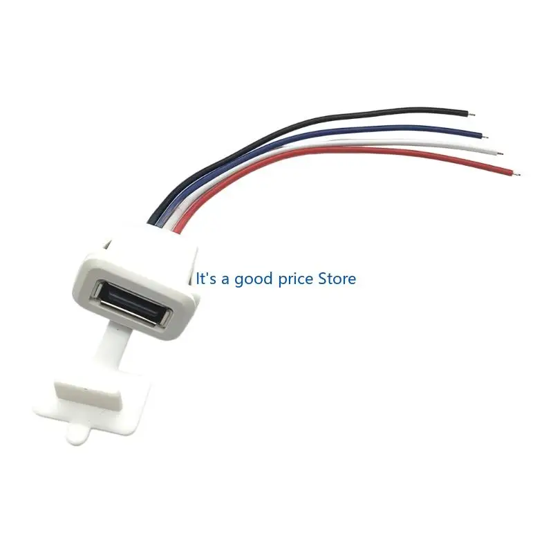  USB 2.0 Female Port with Wide Temperature Tolerance for Long Service Use