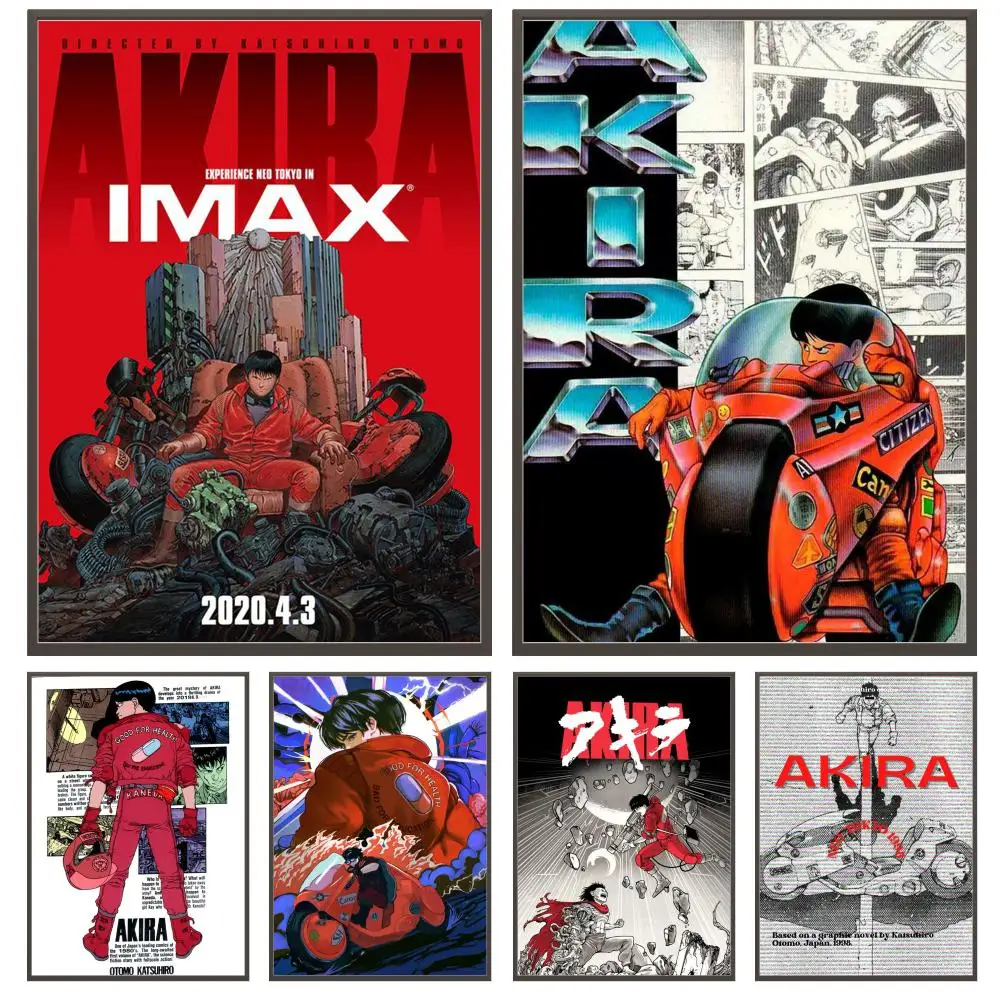 Anime A-Akira Poster Versatile HD Waterproof Wall Art Self-Adhesive Decor for Any Space Ideal Gift