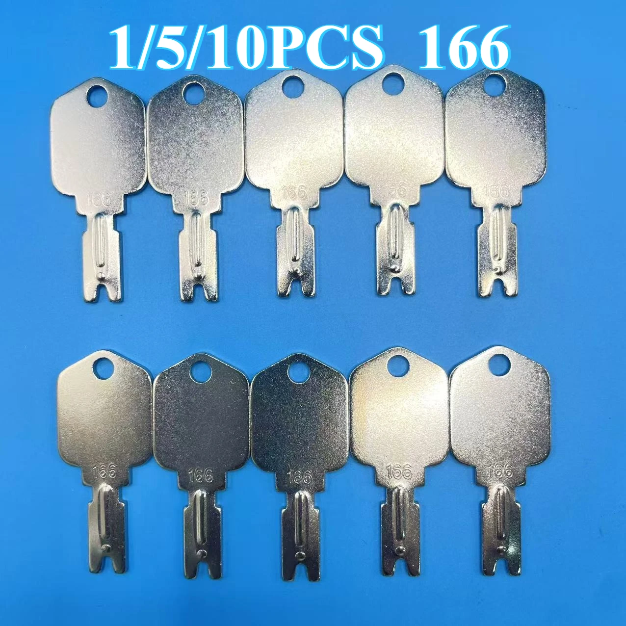 

1/5/10 шт. 166 ключи зажигания 6T-2663 A214062 KM31166P, совместимые с бортовыми двигателями 430 440 450, совместимые с Polak 166