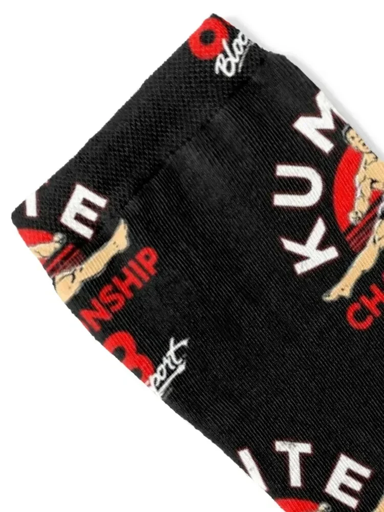 Kumite championship 88 Socks christmass gift luxe sports stockings Antiskid soccer Socks For Women Men's