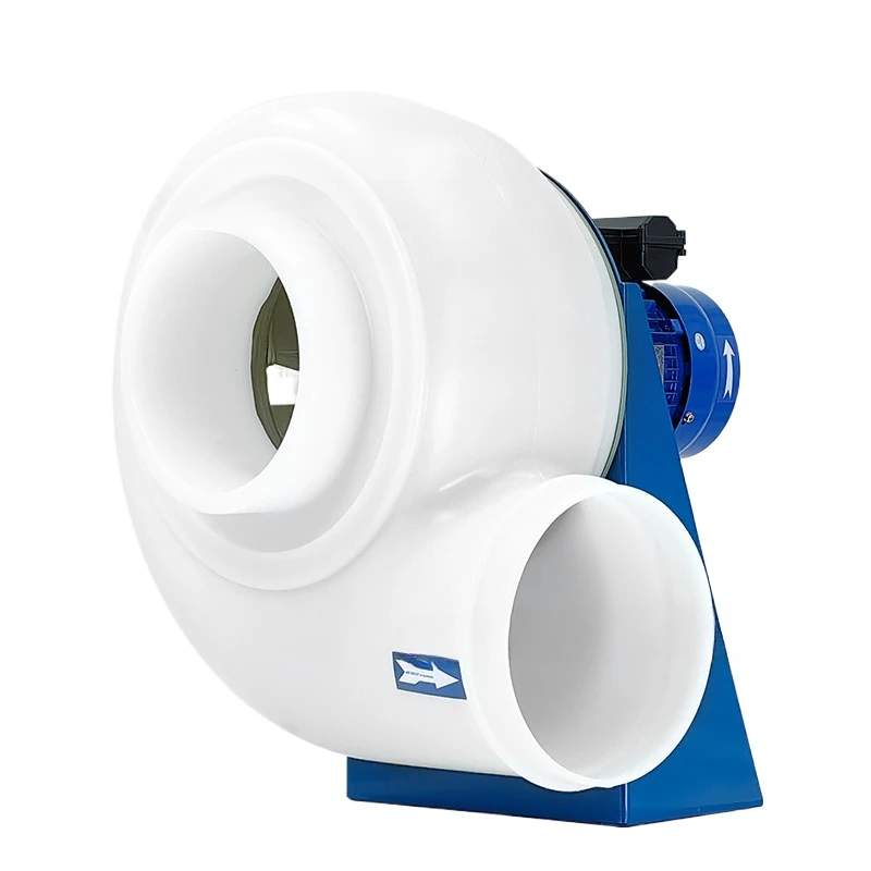 

MPCF-200-B2S plastic PP anti-corrosion acid and alkali resistant centrifugal fan, deodorizing fan for washing tower