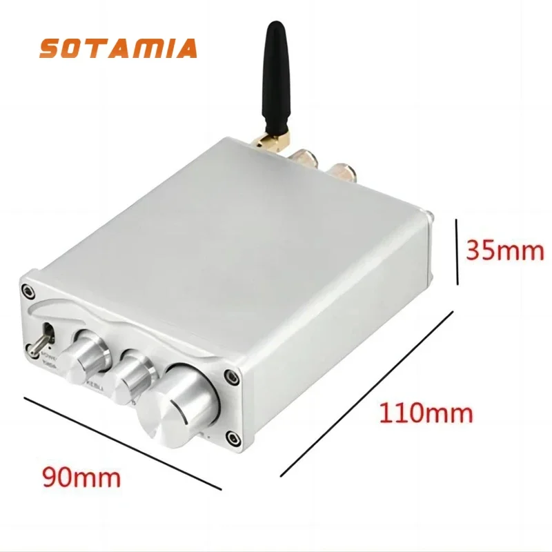 

SOTAMIA MA12070 Bluetooth Power Amplifier 80Wx2 HIFI Amplifier Stereo Sound Amplificador Home Digital Audio Speaker Amplify