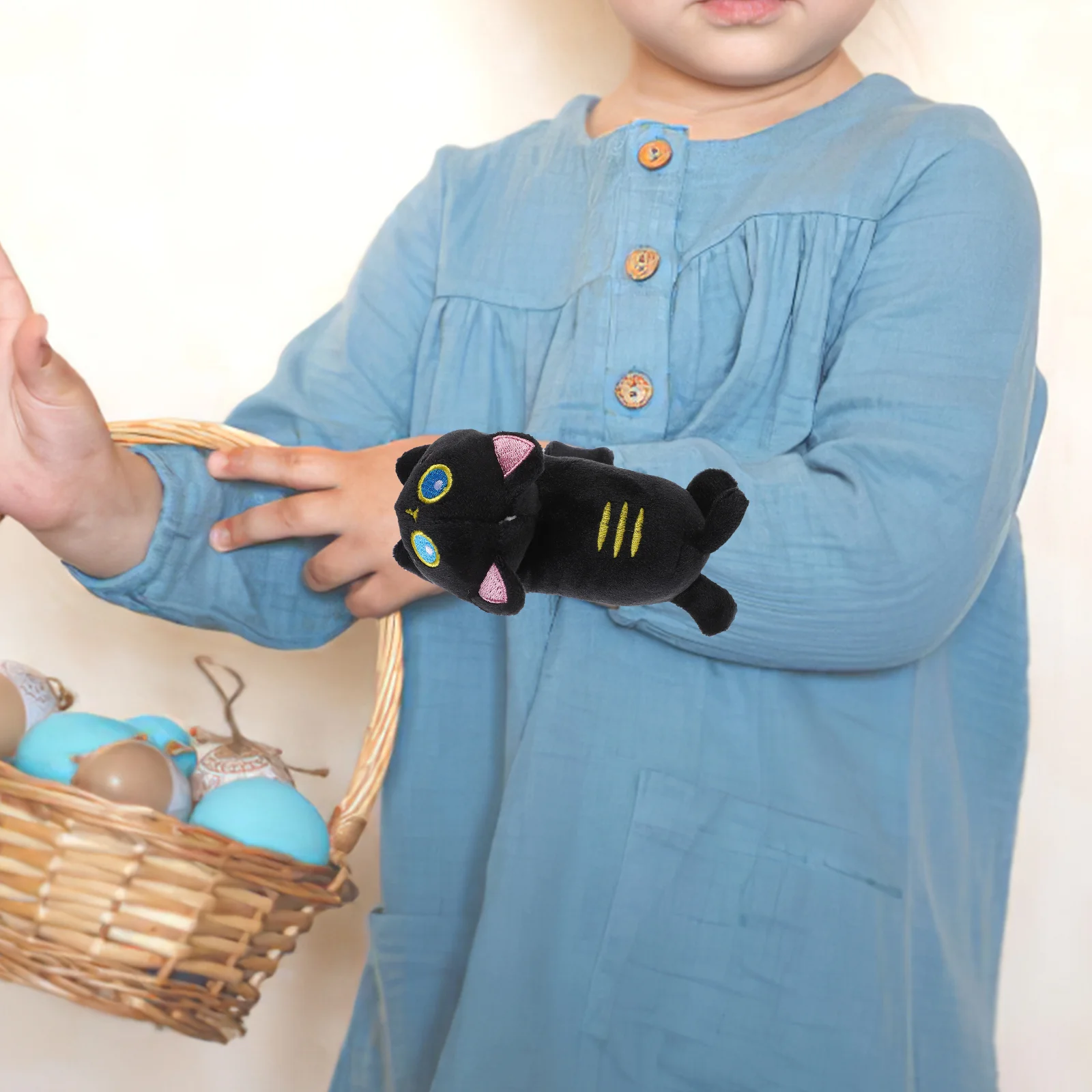 Plush Ring Duck-catnip Toy Stuffed Wrist Band Wristbands Slap Bracelets Bulk Festival Snap Animal