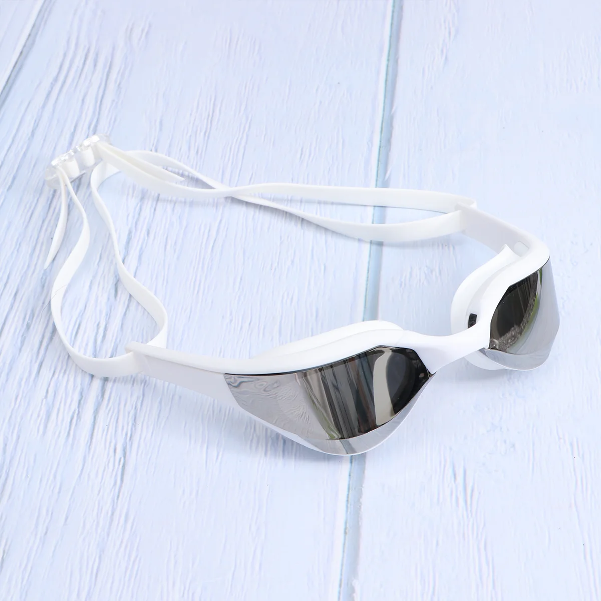 1Pc Professional Swimming Goggles Anti Fog Waterproof Spectacles Swimming Equipment (White) swimming glasses