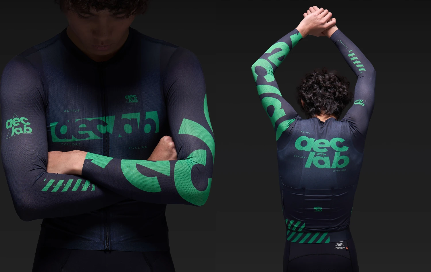 AEC 2026 Neues Damen-Radtrikot Frühling Herren Langarm-Radoberteil YKK-Reißverschluss Atmungsaktive Radkleidung ShanJi-Serie – Detail 5