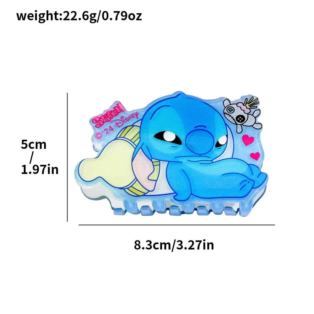 1 Stück/5 Stück Disney-Figur Haarklammer mit Stichmotiv, multifunktionale Haar-Accessoire-Haarklammer