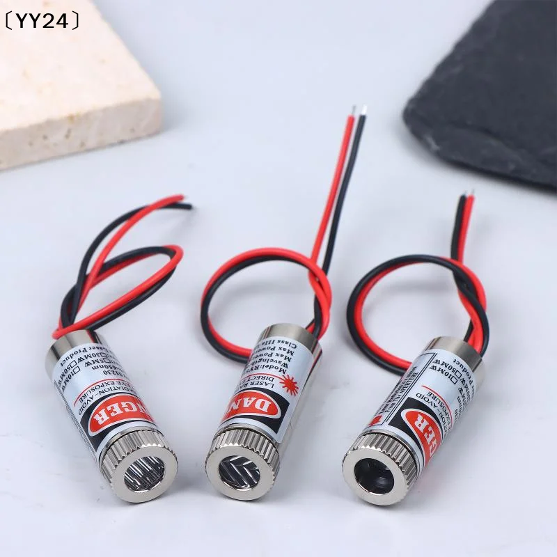 1/2/3pcs Laser Pointer Diode 650nm 5mW Laser Diode Head Red Point / Line / Cross Laser Module 5V Pointer Sight Copper Head〔YY24〕