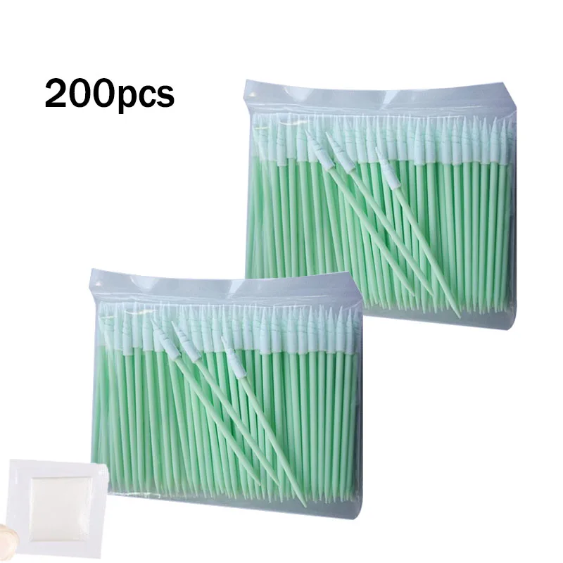 100 Stück/Packung Kleine Spitzspitzen-Reinigungsstäbchen, fusselfrei, für Leiterplatten, Elektronik, kleine Flächen, Kameras, Optik