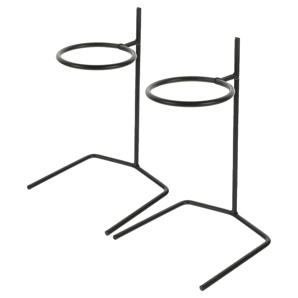 

2 pcs Coffee Dripper Stand Coffee Dripper Stand Holder Stainless Steel Lightweight Small Size Firm Stable