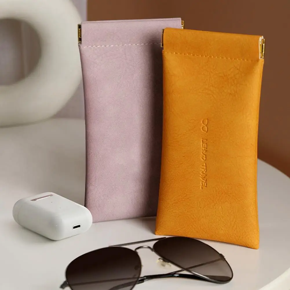 Practical Wear-resistant Sunglasses Storage Bag Water-resistant Sun Glasses Pouch Simple Eyewear Storage Bags for Home