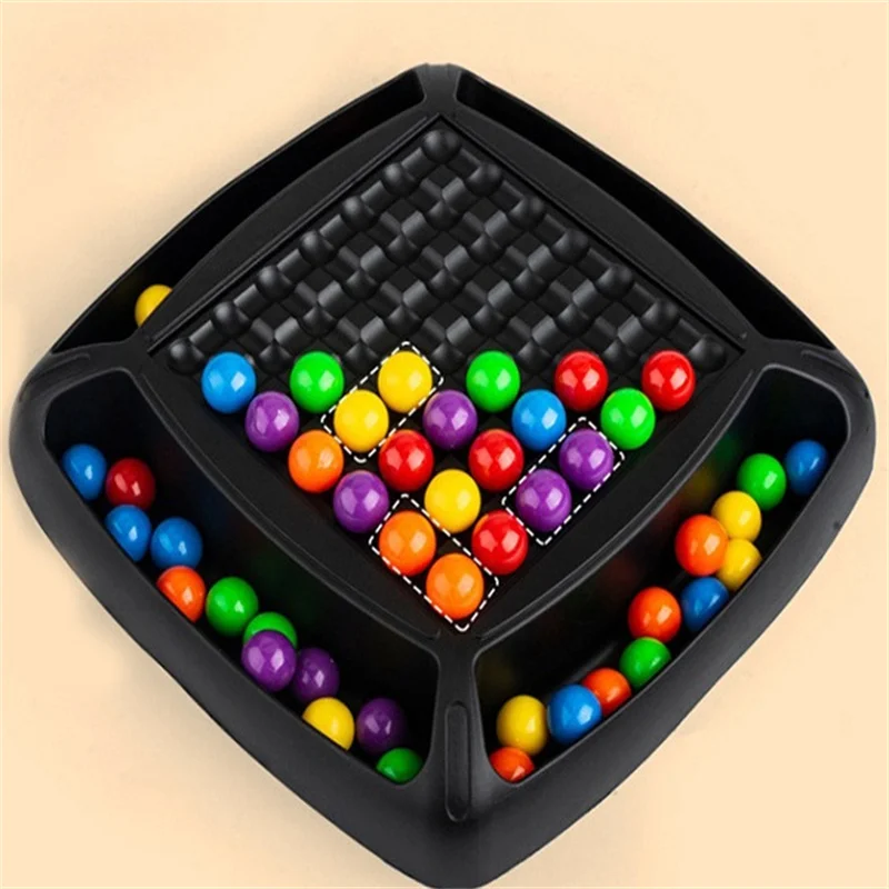 Rainbow Ball Elimination Puzzle Game Chess Children's Desktop Parent Child Toy Kindergarten Puzzle Gift Rainbow Ball Toy
