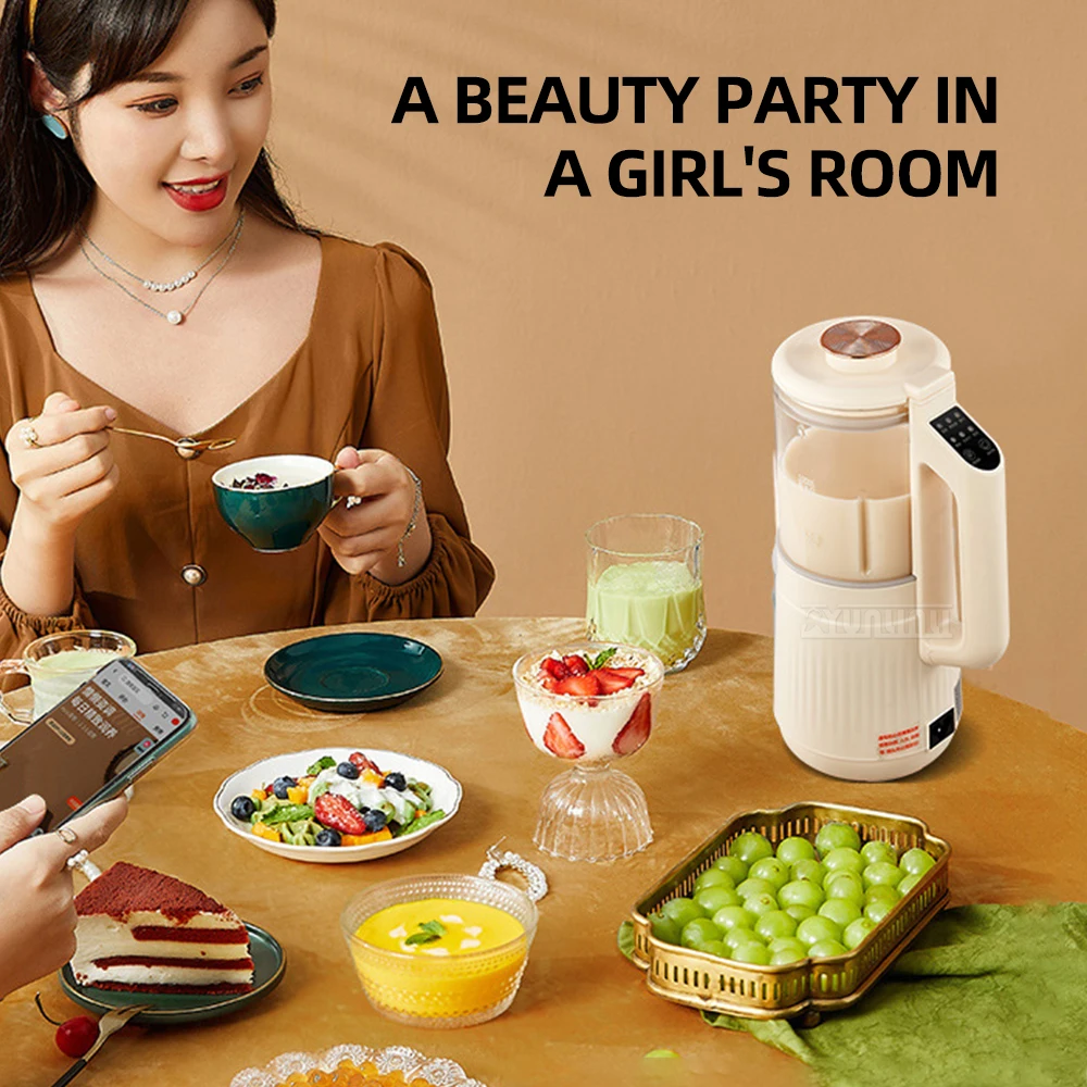 Haushalt Stille Sojamilch Maschine 500 ml Mini Mixer Mixer Automatische Heizung Entsafter Extractor De Jugos