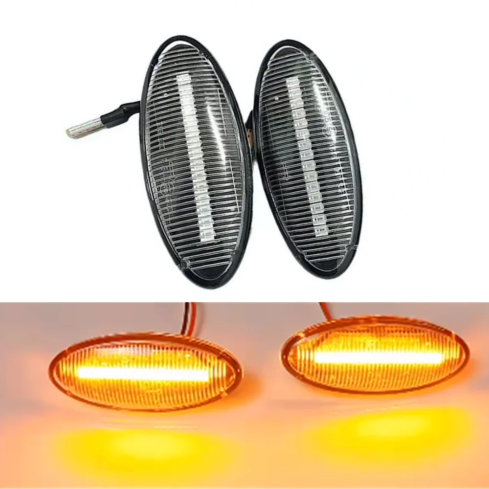 2pcs Car LED Dynamic Signal Lamp LED Side Marker For Opel/Vauxhall Vectra B MK1 1995-2002 /B CC MK1(J96) 1995-2003