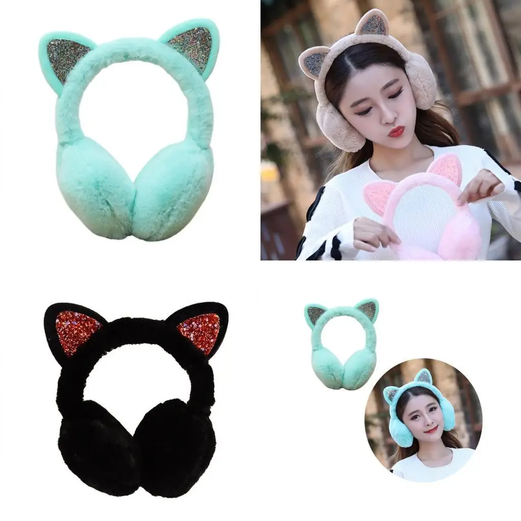 

R1WE плюшевые наушники Ветропроницаемые уши защищают для женщин и холодную погоду.