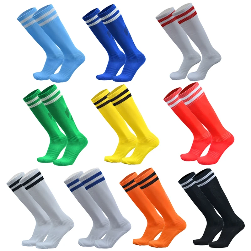 Children Football Long Socks Spandex Kids Soccer Over Knee Socks Baseball Hockey Kids Sock Outdoor Sports Socks 1 Pair