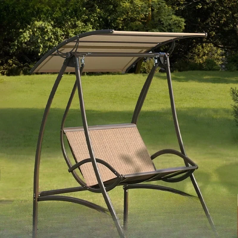 Swing courtyard balcony rocking chair garden yard swinging double hanging chair outdoor waterproof