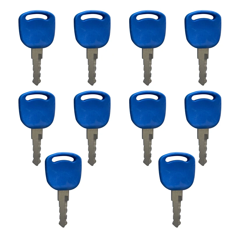 10 PCS 82003267 82030143 14601 Ignition Key for Case-IH New Holland Ford Tractors TS100A TS115A TS125A 7740 7840 8160 8240