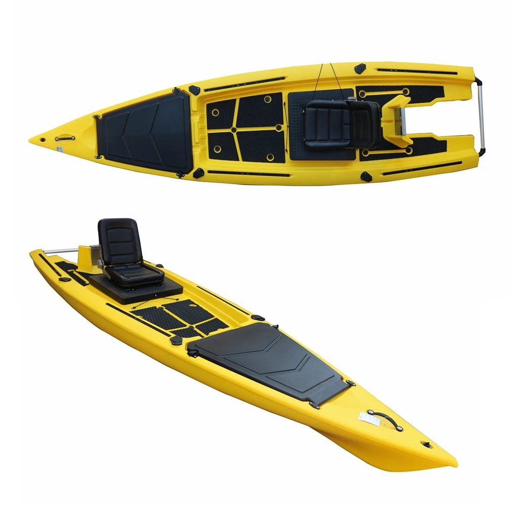 New Arrival Nice Price CE Certifitation Sit On Top 1 Person Motor Fishing Kayak With Paddle