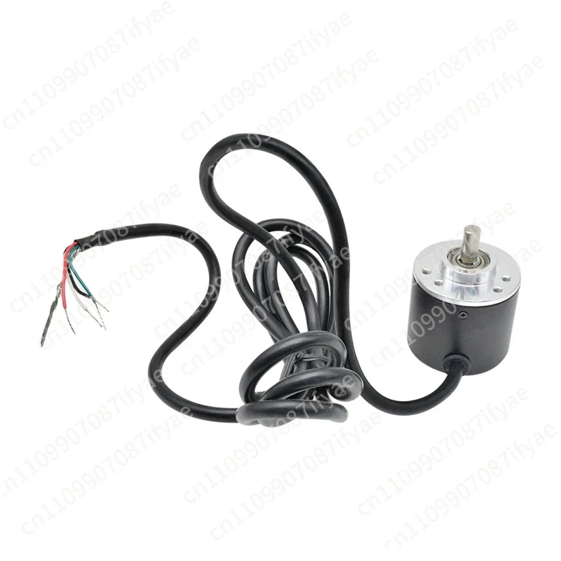 Incremental photoelectric rotary encoder, solid shaft 600 360 pulse/line encoder AB two-phase 5-24V