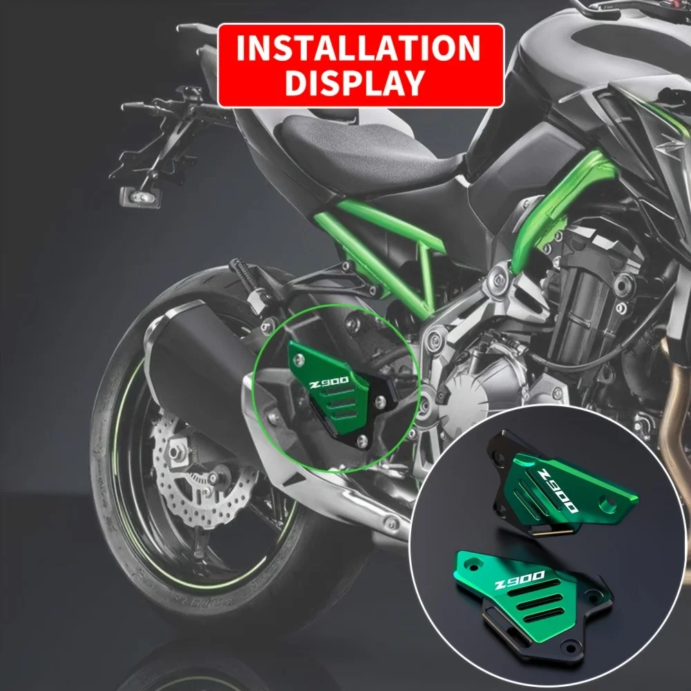 

For Kawasaki Z900 ABS 2017-2024 SE 22-23 Accessories Motorcycle Pedal Guard Rear Pedal Guard Heel Plate Decorative Accessorie