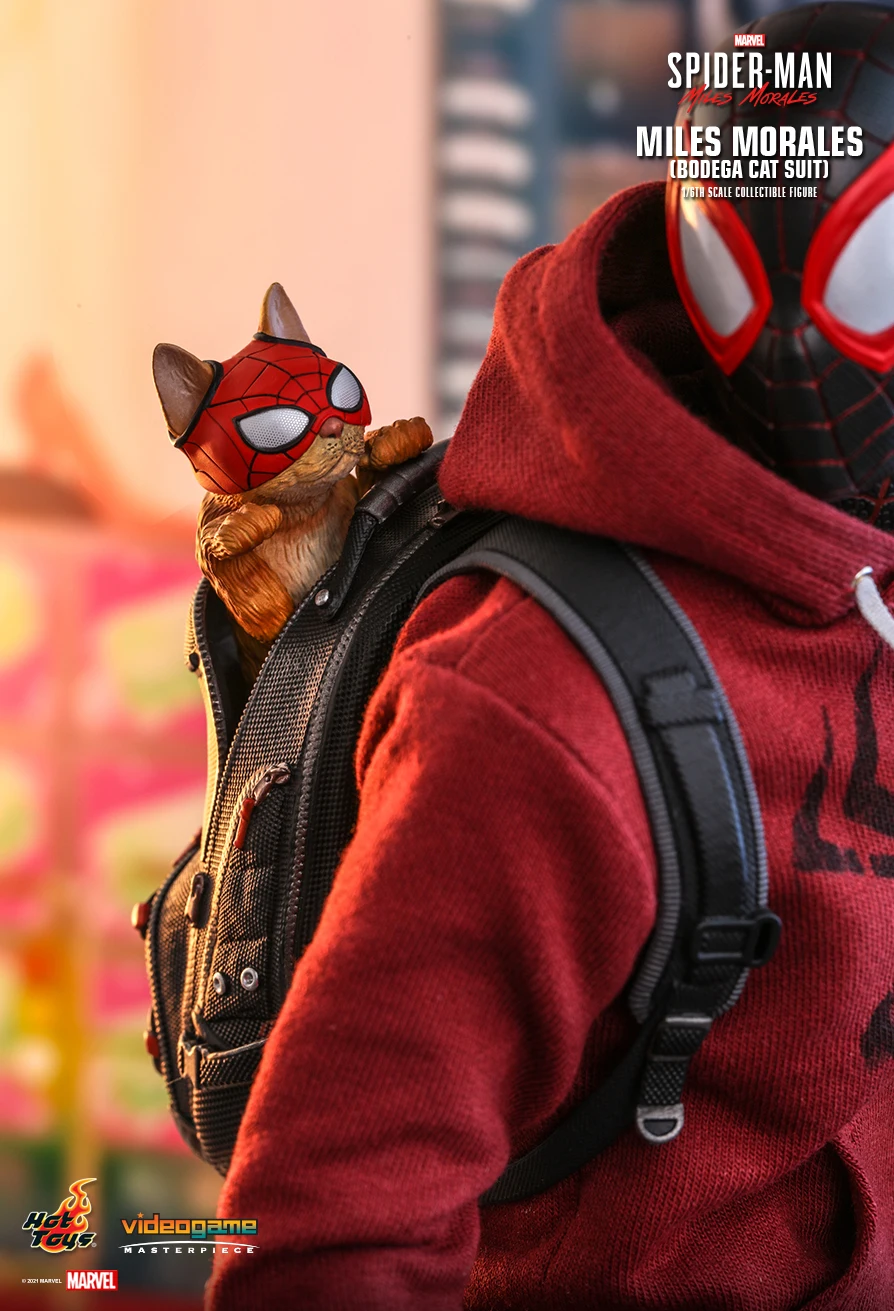 Оригинальная фигурка Hot Toys HT VGM50 Spider-Man Miles Morales в костюме Bodega Cat Suit, масштаб 1/6, в наличии, модель игрушки