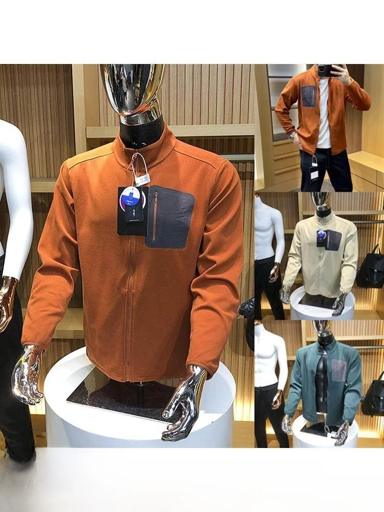 

Высококачественный клеевой эффективный P-Fce уличный дышащий воротник-стойка Jaet молодежная модная подставка подходит для осени Thiened L...