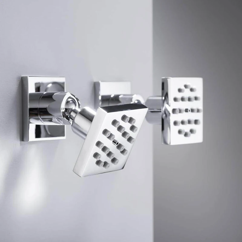 

Chrome Bathroom Body Spray Jet Shower Massage Jet Water Saving Side Sprayer Bathroom Accessories 2 Functions Shower Body Jet