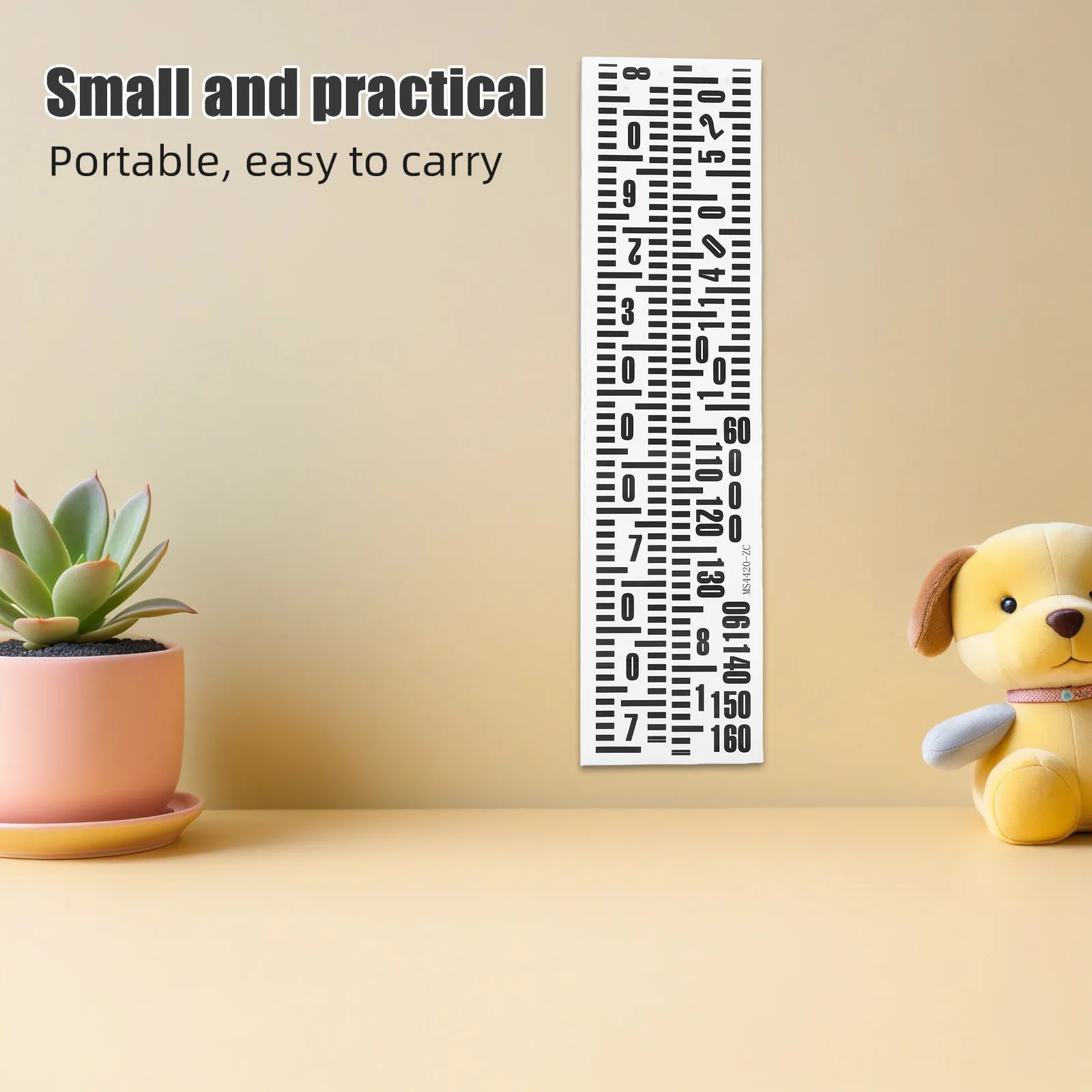 

5Pcs Kids Height Chart Wall Sticker Clear Growth Chart Ruler Easy Install High Adhesive Nursery Bedroom Measuring Kids Height