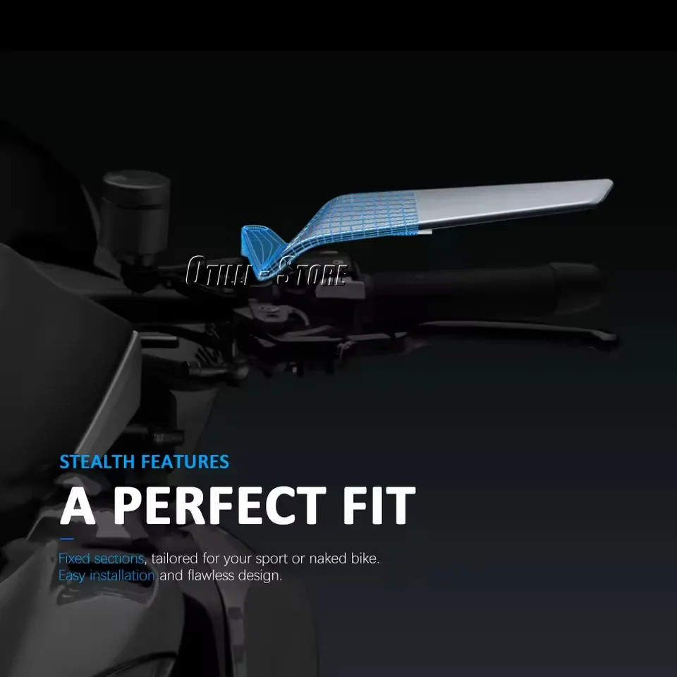 

Fits Monster 937 SP Mirrors 2021-2023 Adjustable Rear Stealth View Mirror Motorcycle Wing Mirrors For Ducati Monster 937 SP 2023