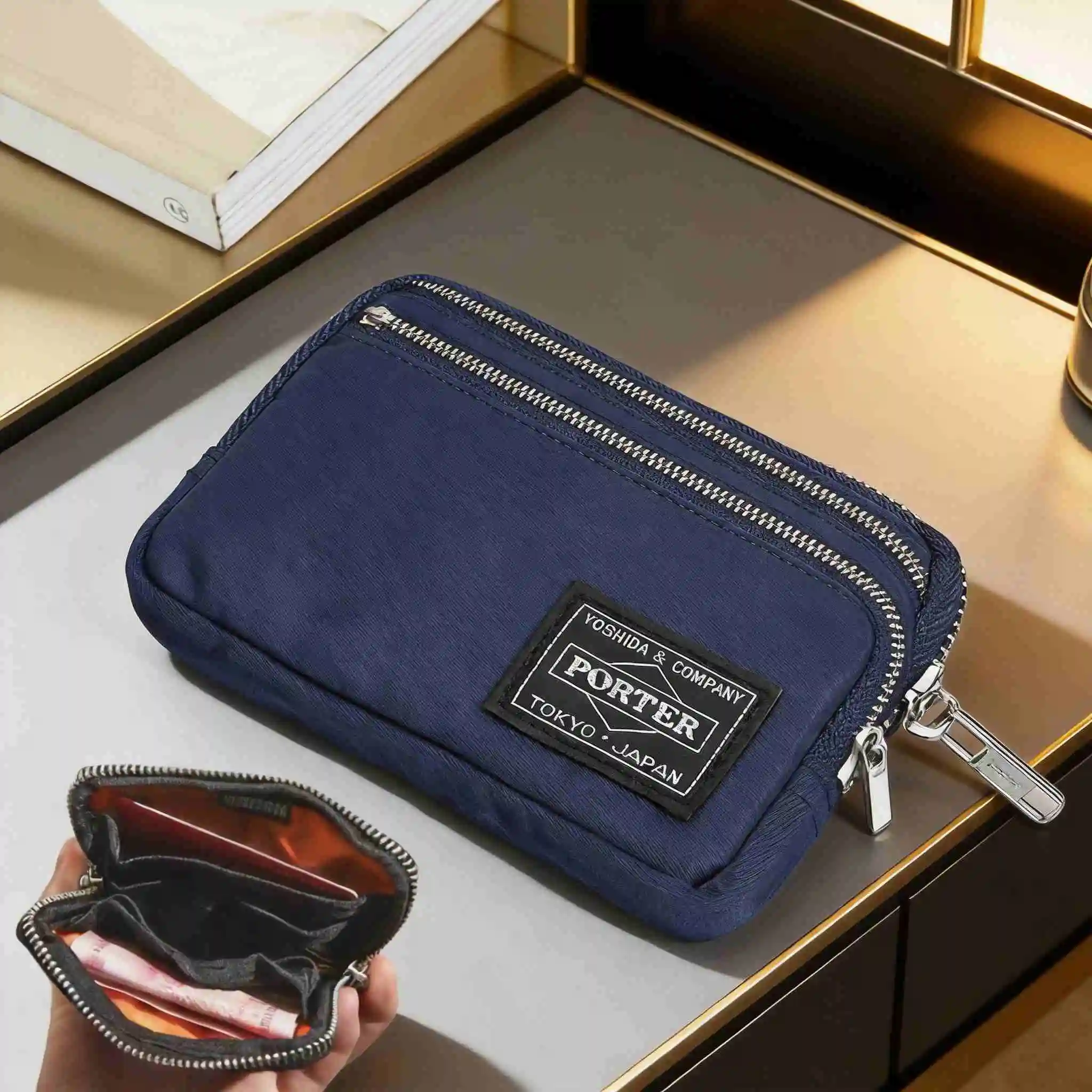 

Waterproof Unisex Mini Coin Purse Casual Card Holder Coin Wallet Clutch Zipper Pouch