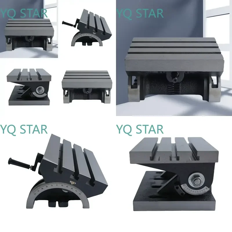 for Adjustable Angle Worktable for Milling Machine 6 Inches Tilting Worktable