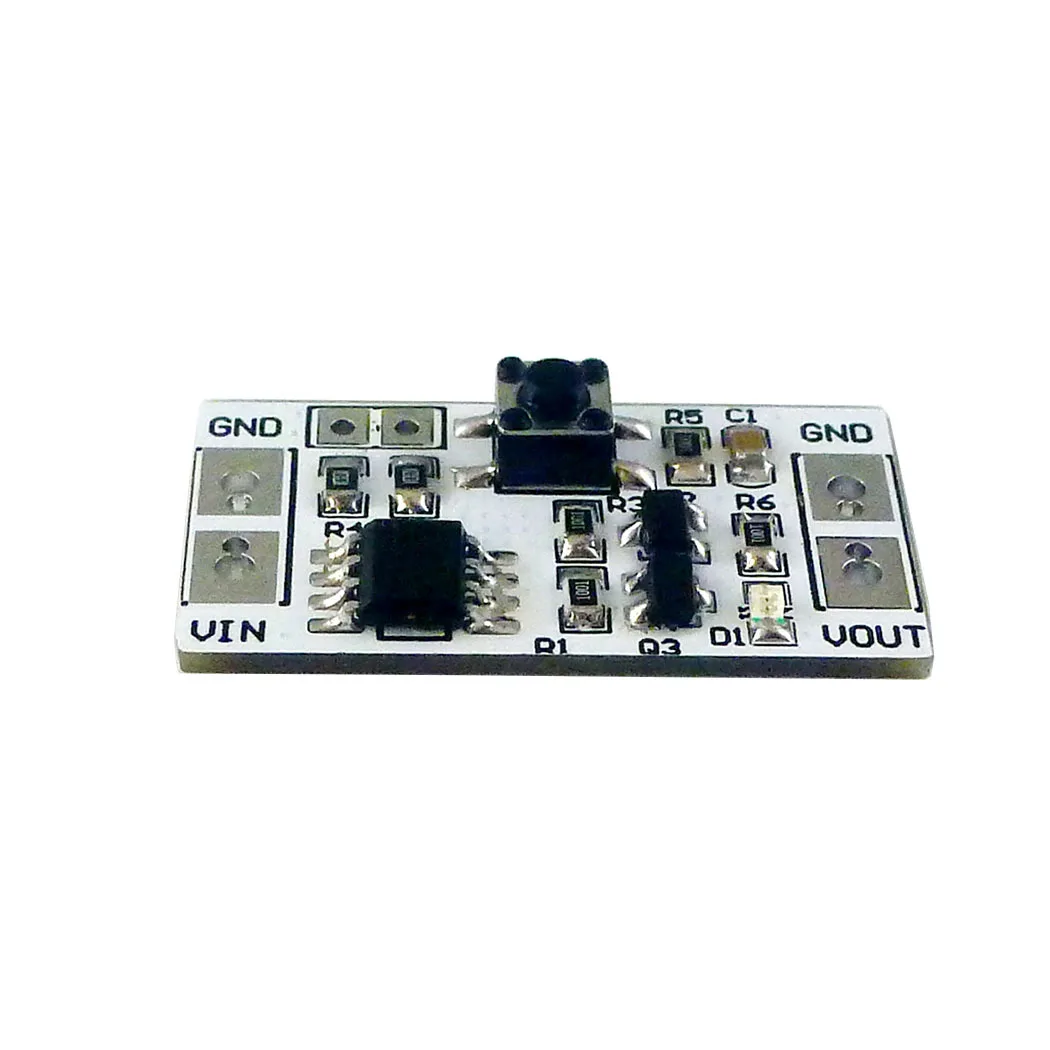 SL92B02 DC 3-20V 5A Bistable Self-locking Switch Módulo Controlador LED Placa de Relé Toque Placa Eletrônica Toggle Switch