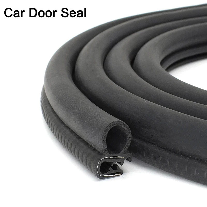 Car Door Rubber Seal Strip Rubber Edge Trim Weather Striping Trim Seal Automotive Weather Stripping Edge Guard for Cars Trucks