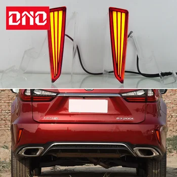 Car LED 12V Rear Bumper Lights For Lexus RX 2015 - 2018 2019 Brake Light Turn Signal Backup Reflector Lamp Taillight Fog Lamps